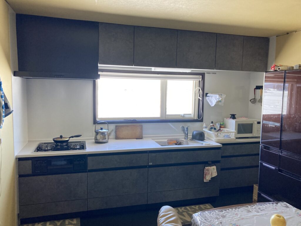 システムキッチンリフォーム施工後写真①